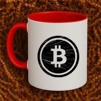 Bitcoin Symbol Coffee Mug thumb 2