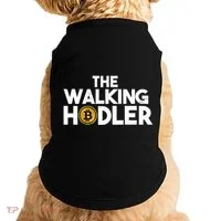 Bitcoin The Walking Holder Doggie Tank thumb 0