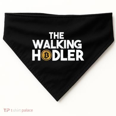 Bitcoin The Walking Holder USA-Made Doggie Bandana