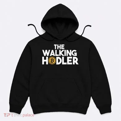 Bitcoin The Walking Holder Hoodie