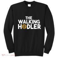 Bitcoin The Walking Holder Sweatshirt thumb 0