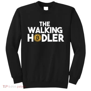 Bitcoin The Walking Holder Sweatshirt
