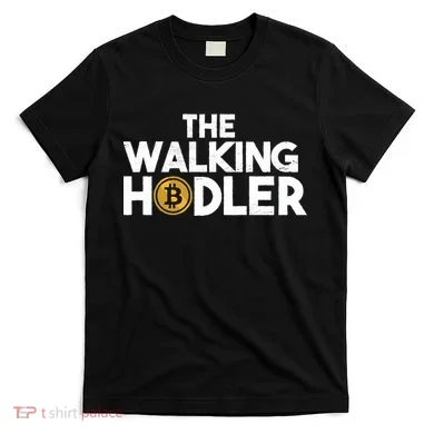 Bitcoin The Walking Holder T-Shirt