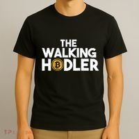 Bitcoin The Walking Holder T-Shirt thumb 3