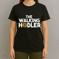 Bitcoin The Walking Holder T-Shirt thumb 4
