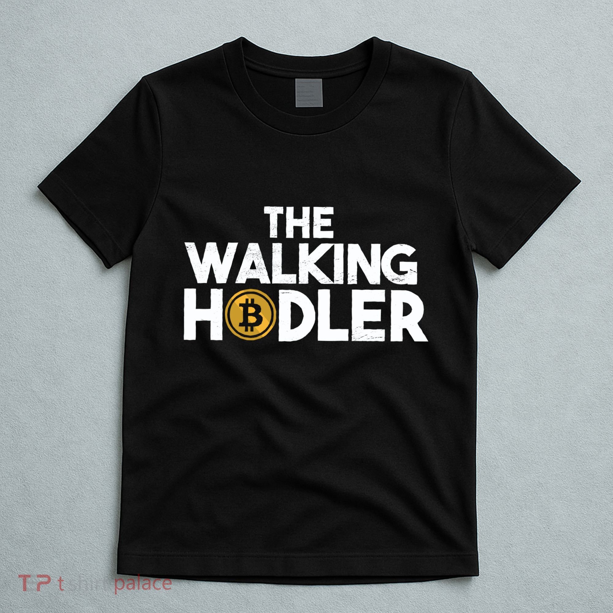 Bitcoin The Walking Holder T-Shirt