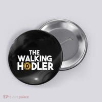 Bitcoin The Walking Holder Button thumb 0