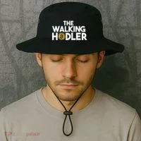 Bitcoin The Walking Holder Bucket Hat thumb 2