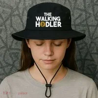 Bitcoin The Walking Holder Bucket Hat thumb 3