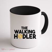 Bitcoin The Walking Holder Coffee Mug thumb 1