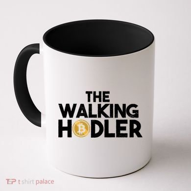 Bitcoin The Walking Holder Coffee Mug