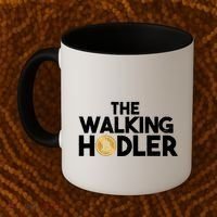 Bitcoin The Walking Holder Coffee Mug thumb 2