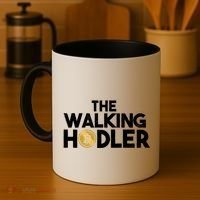 Bitcoin The Walking Holder Coffee Mug thumb 4