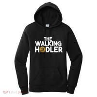 Bitcoin The Walking Holder Women's Hoodie thumb 0