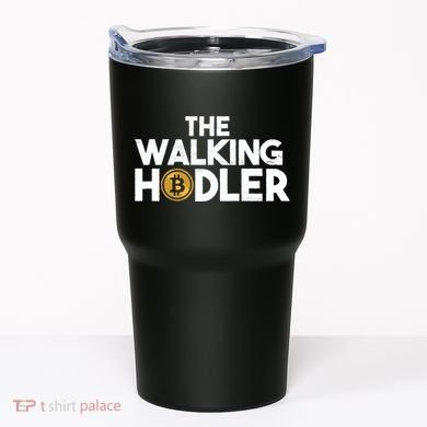 Bitcoin The Walking Holder Tumbler