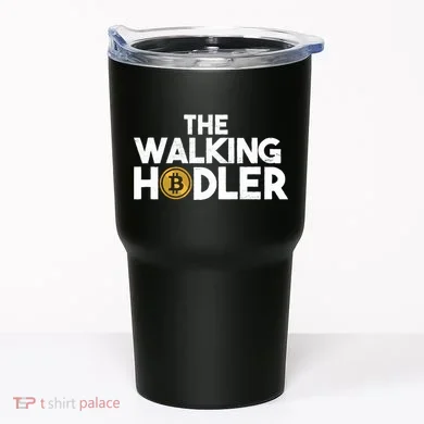 Bitcoin The Walking Holder Tumbler