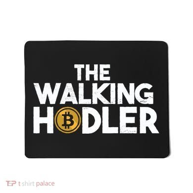 Bitcoin The Walking Holder Mousepad