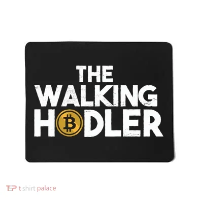 Bitcoin The Walking Holder Mousepad