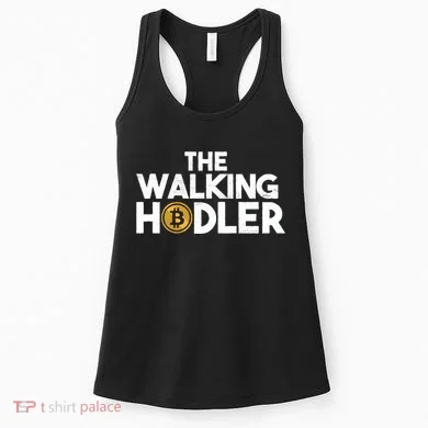Bitcoin The Walking Holder Women's Tank Top