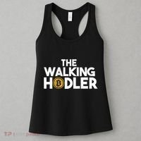 Bitcoin The Walking Holder Women's Tank Top thumb 3