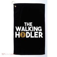 Bitcoin The Walking Holder Golf Towel thumb 0