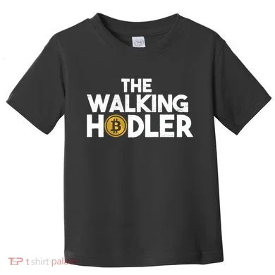 Bitcoin The Walking Holder Toddler T-Shirt