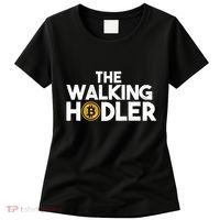 Bitcoin The Walking Holder Women's T-Shirt thumb 0