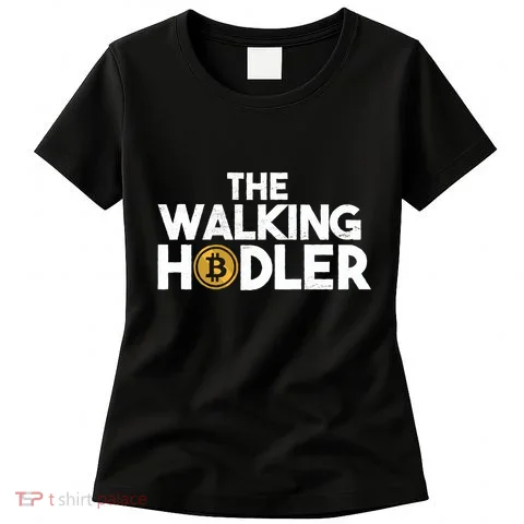Bitcoin The Walking Holder Women's T-Shirt in the selected color