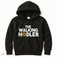 Bitcoin The Walking Holder Kids Hoodie thumb 0