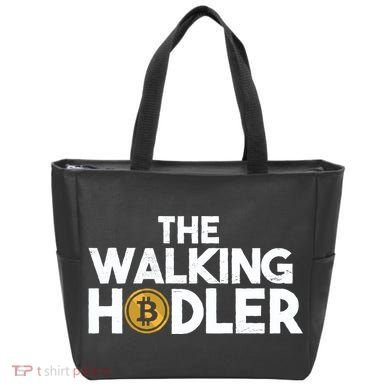 Bitcoin The Walking Holder Tote Bag