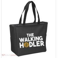 Bitcoin The Walking Holder Tote Bag thumb 2