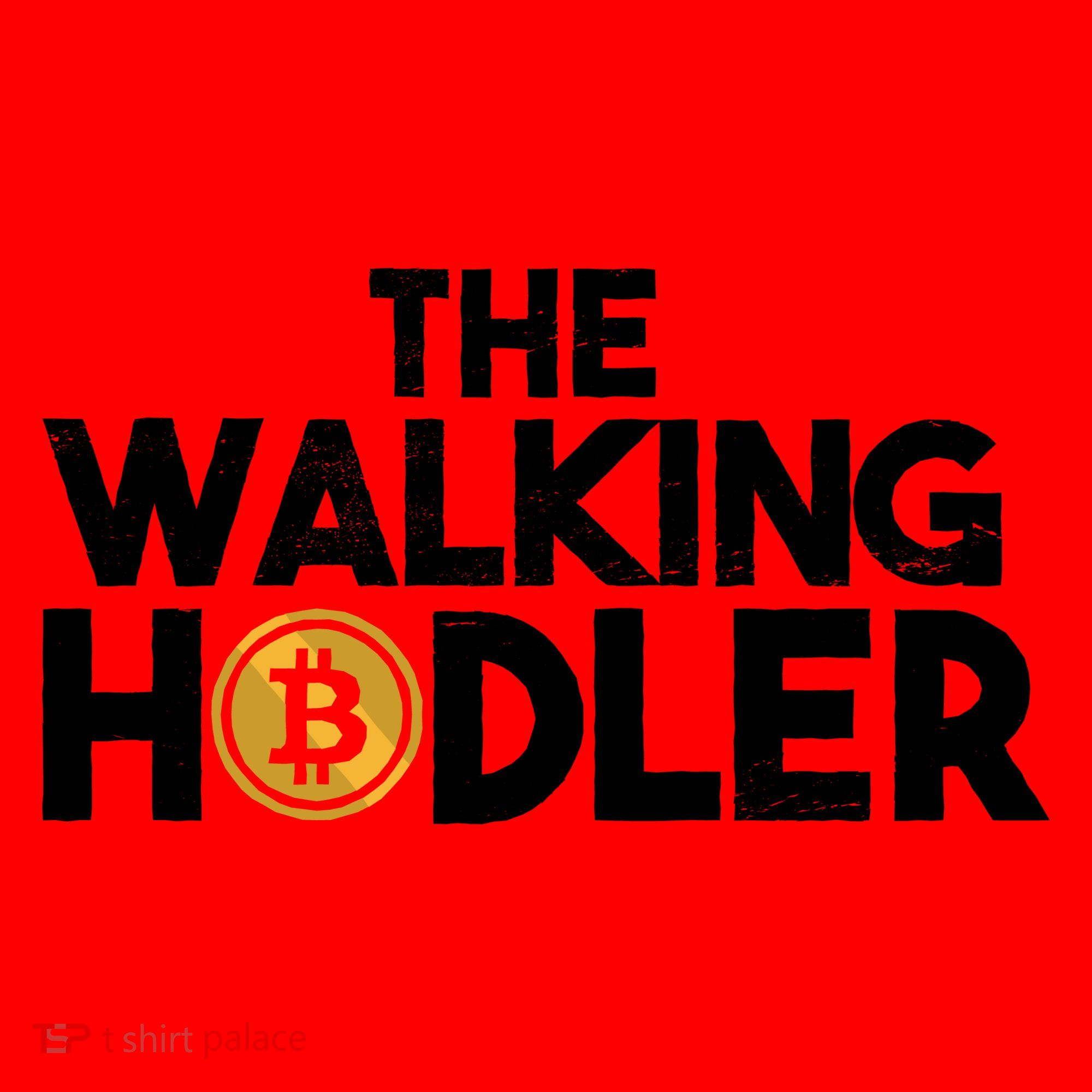 Bitcoin The Walking Holder Santa Hat