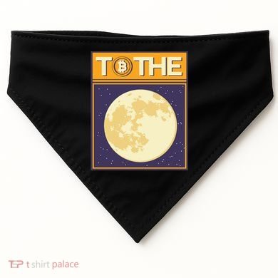Bitcoin To The Moon USA-Made Doggie Bandana
