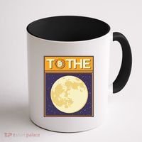 Bitcoin To The Moon Coffee Mug thumb 1