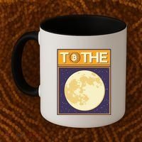 Bitcoin To The Moon Coffee Mug thumb 2