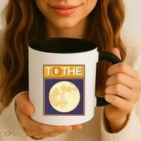 Bitcoin To The Moon Coffee Mug thumb 3