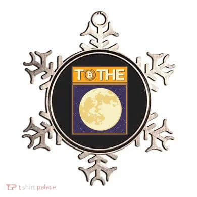 Bitcoin To The Moon Ornament