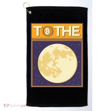 Bitcoin To The Moon Golf Towel