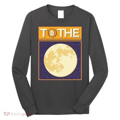 Bitcoin To The Moon Long Sleeve Shirt