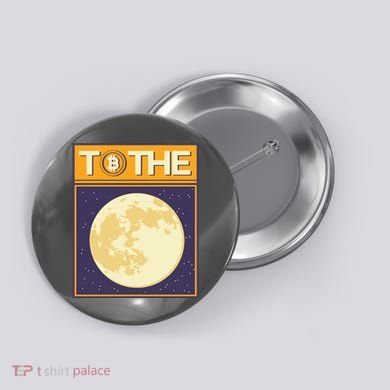 Bitcoin To The Moon Button