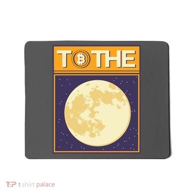 Bitcoin To The Moon Mousepad