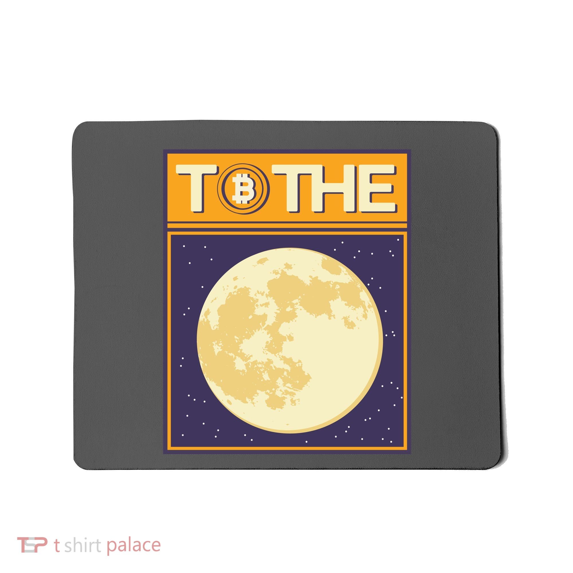 Bitcoin To The Moon Mousepad
