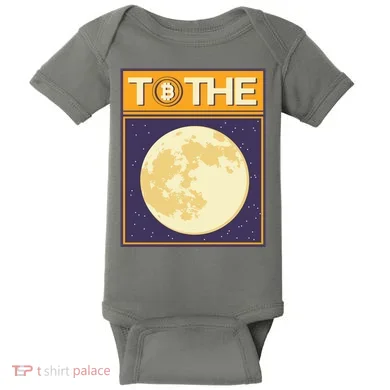 Bitcoin To The Moon Baby Bodysuit