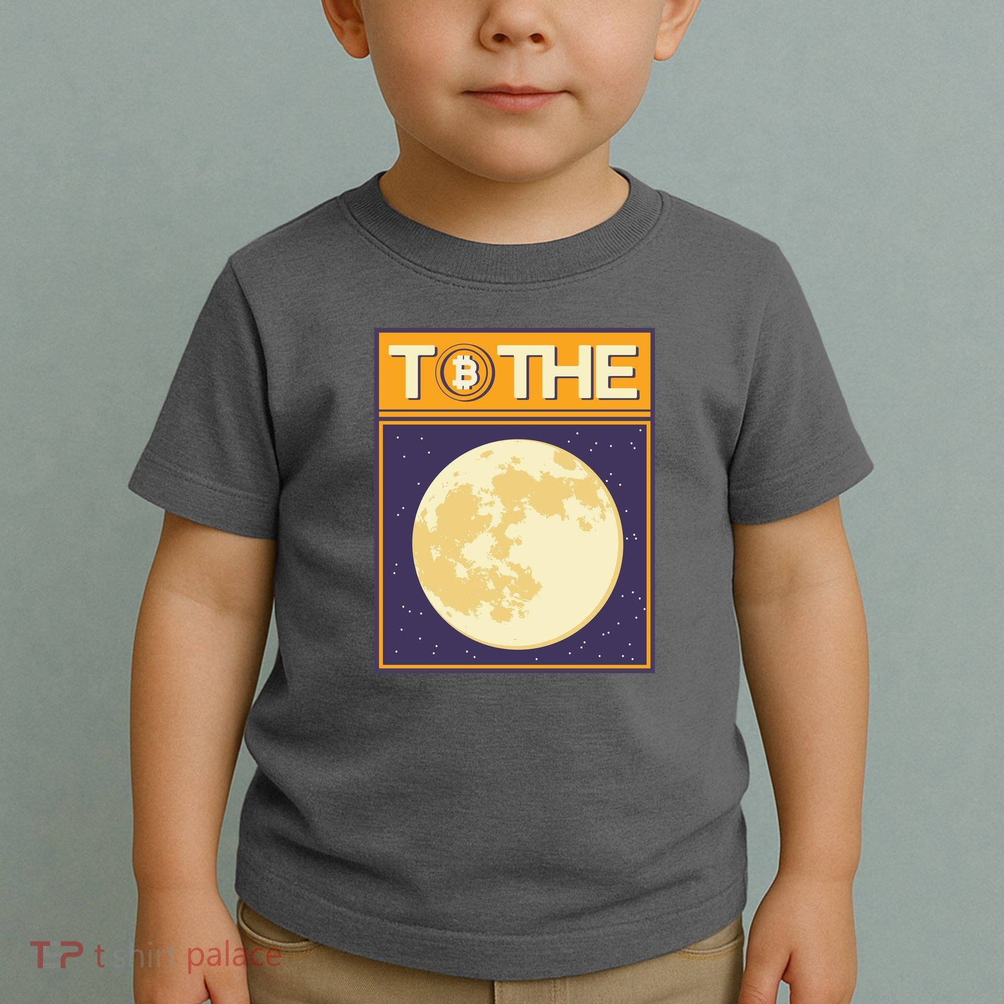 Bitcoin To The Moon Toddler T-Shirt