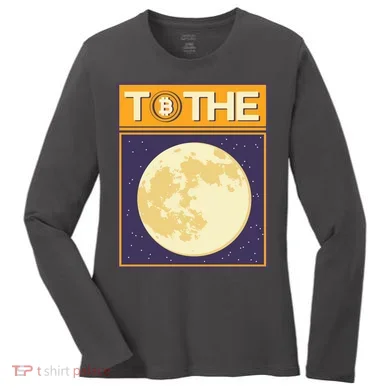 Bitcoin To The Moon Women's Long Sleeve Shirt