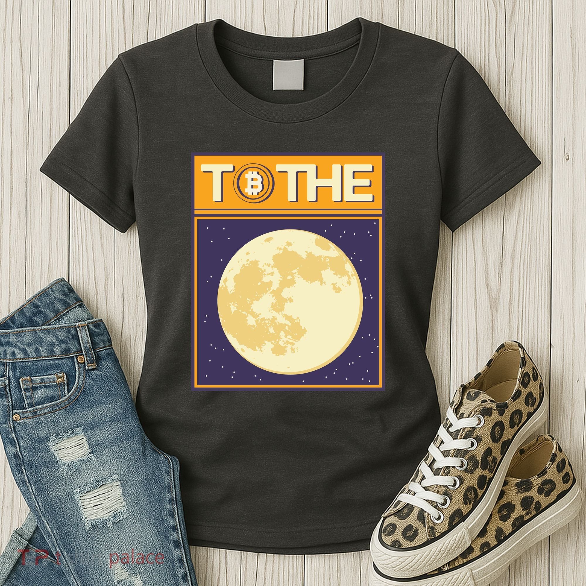 Bitcoin To The Moon Women's T-Shirt