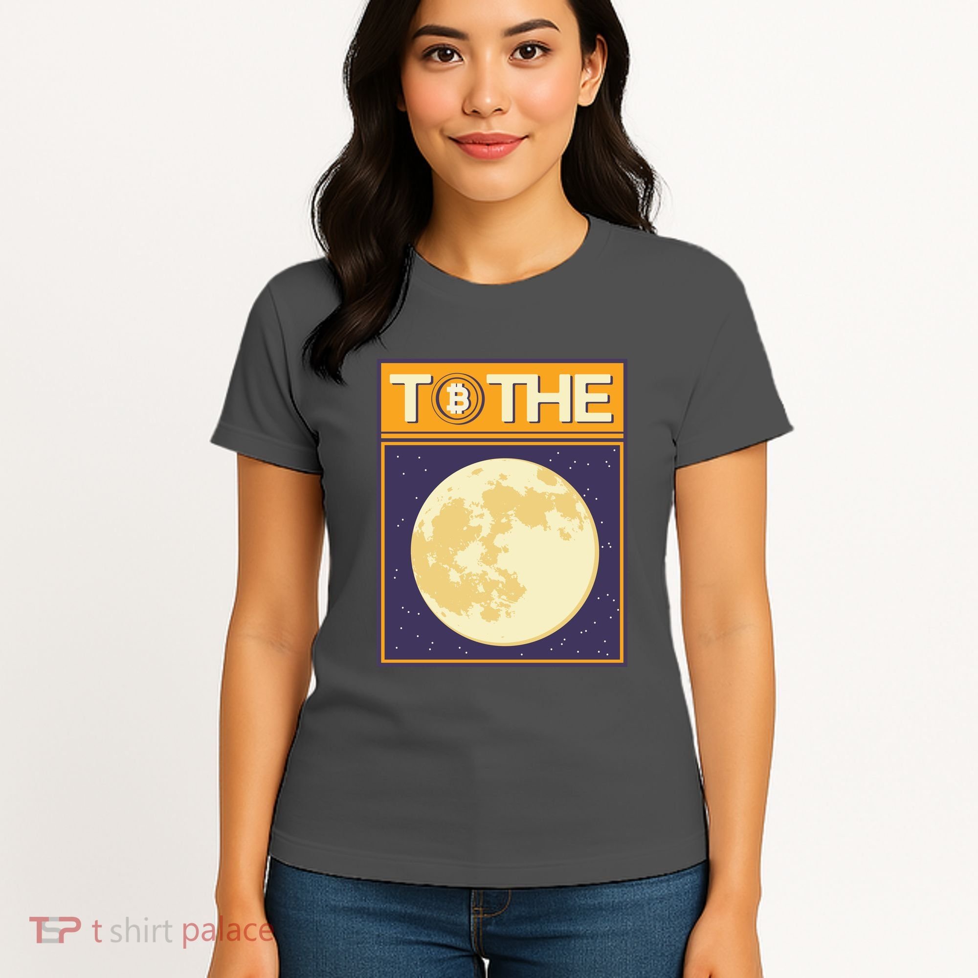 Bitcoin To The Moon Women's T-Shirt