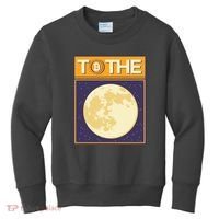 Bitcoin To The Moon Kids Sweatshirt thumb 0