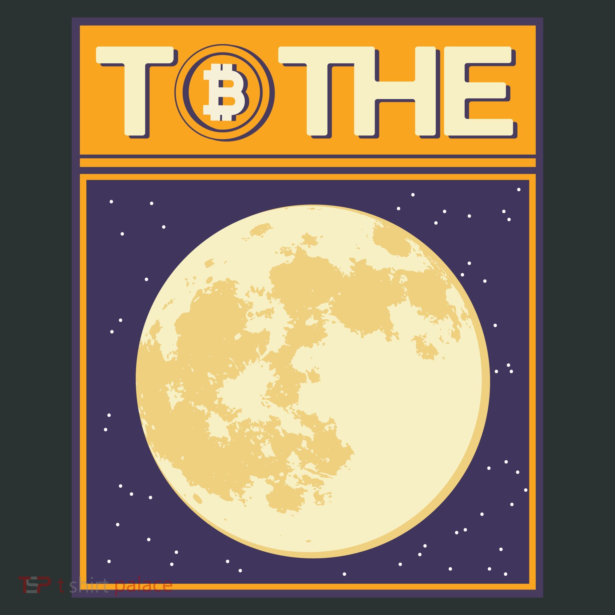 Bitcoin To The Moon Kids Long Sleeve Shirt