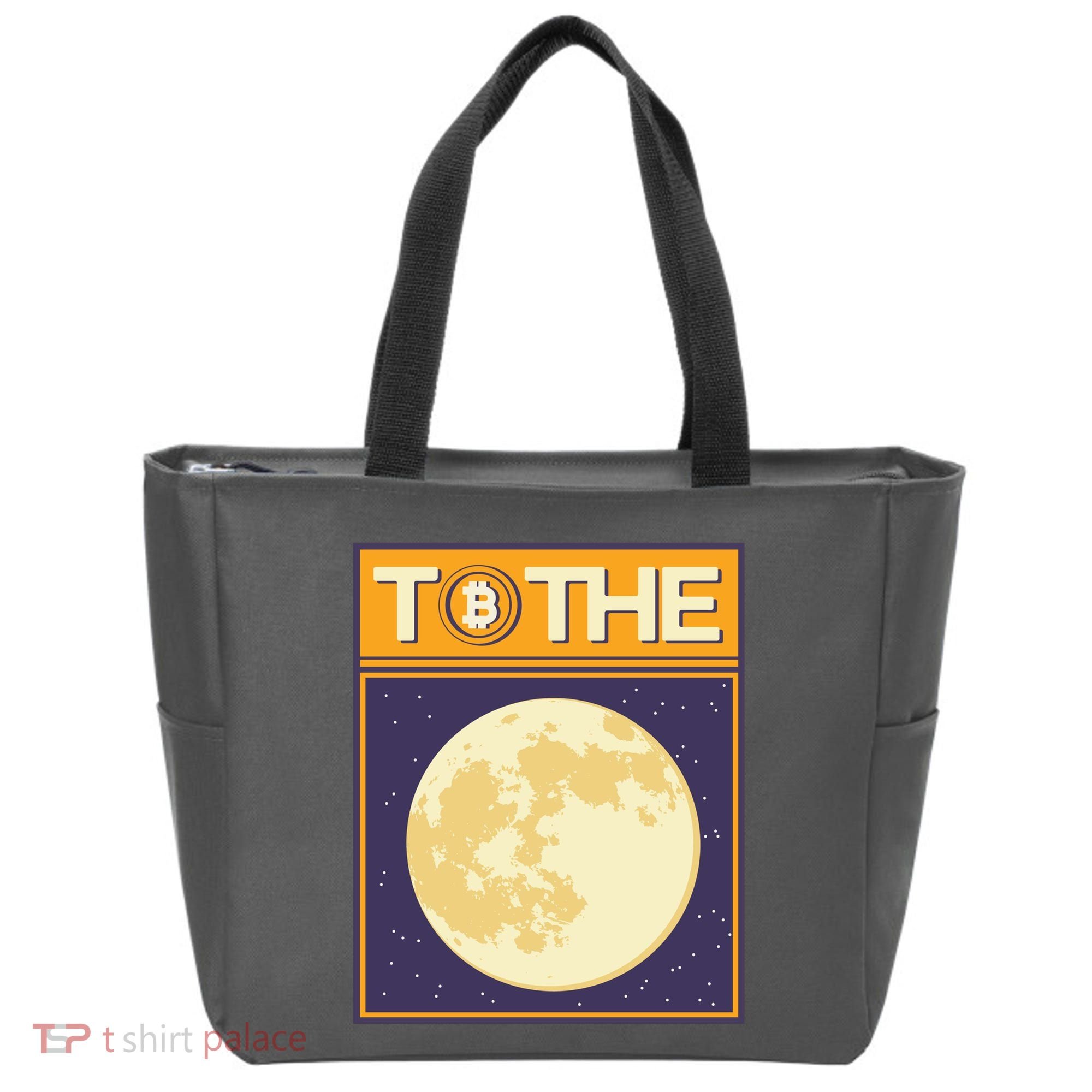 Bitcoin To The Moon Tote Bag